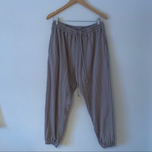 Misguided tan jogger sweatpants